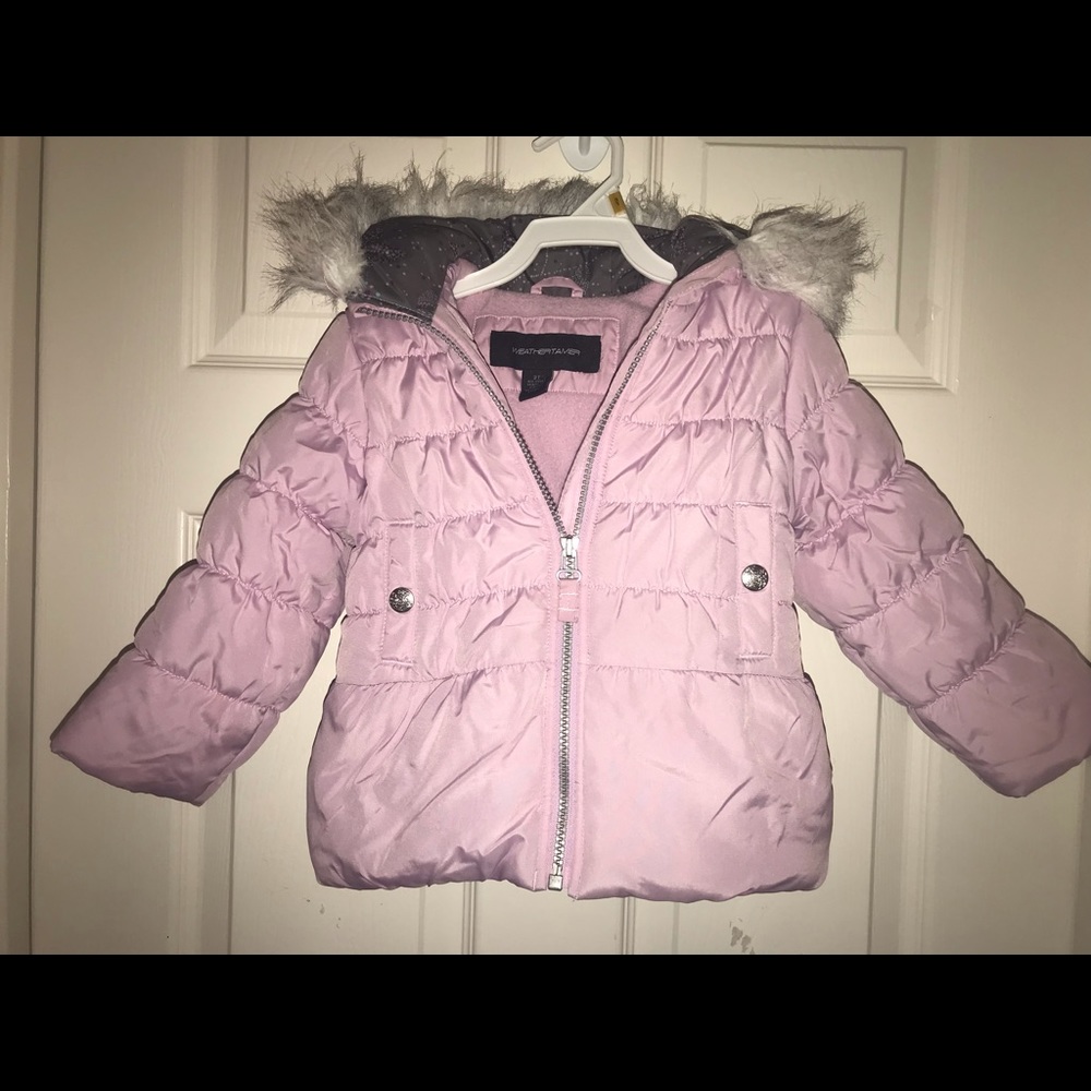 ❣️Girls faux fur hooded warm coat❣️